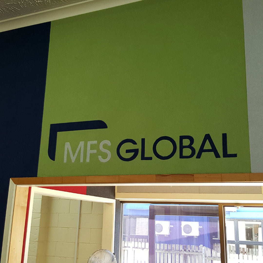 Custom Acoustic Wall Panels for MFS Global with Peel & Stick Tiles