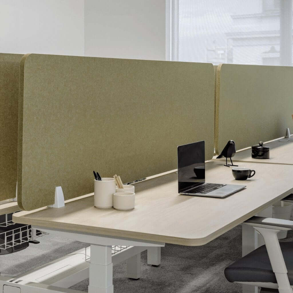 Soundproof Screen Acoustic Desk Dividers & Screens – Office Noise Control Solutions ...