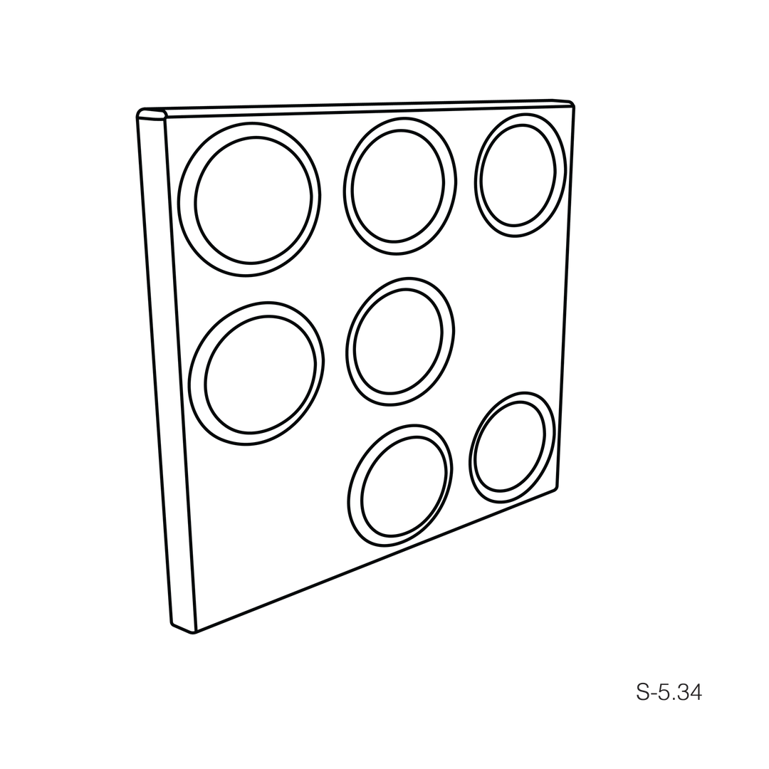 3D Acoustic Ceiling Tiles