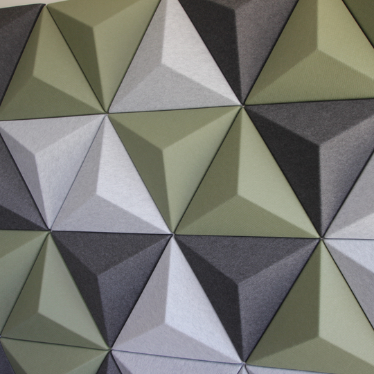 3D Acoustic Wall Tiles