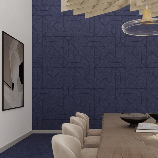 Acoufelt Fracture Illusion Acoustic Tiles - Peel n Stick - 300x600mm (18 tiles)