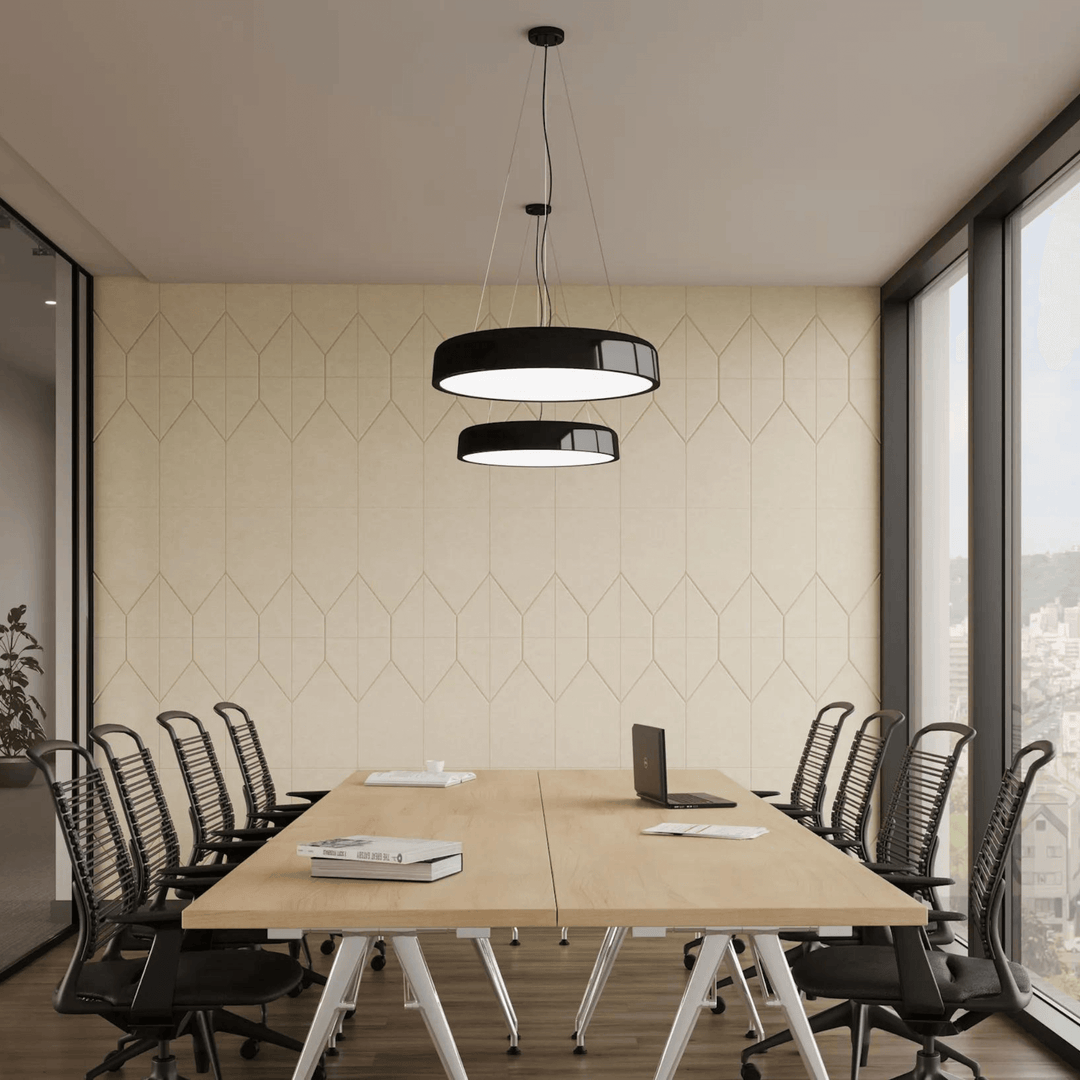 Acoufelt Fracture Leadlight Acoustic Tiles - Peel n Stick - 300x600mm (18 tiles)