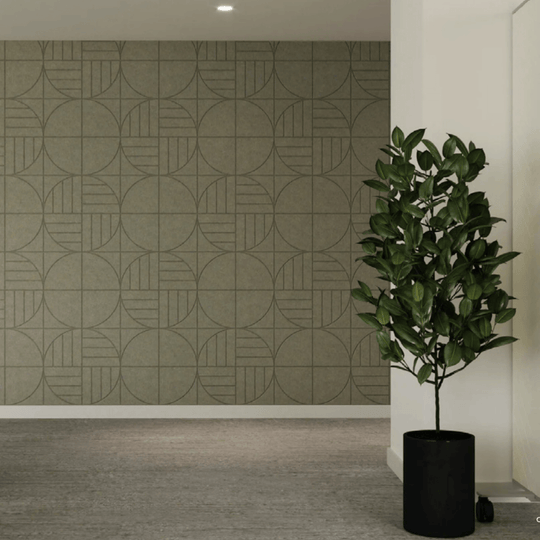 Acoufelt Fracture "Crescent 1" Acoustic Tiles – Peel n Stick – 300x300mm (36 tiles)