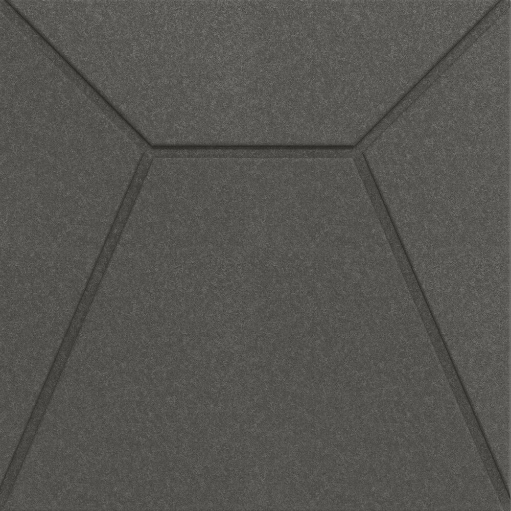 Acoustek Cavasinni acoustic wall tile in a modern geometric design, ideal for noise reduction in various spaces.