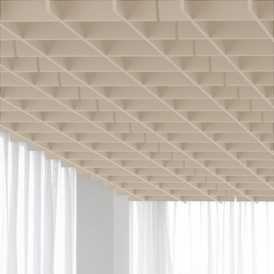 Autex Grid Ceiling Tiles Capped (8 tiles)