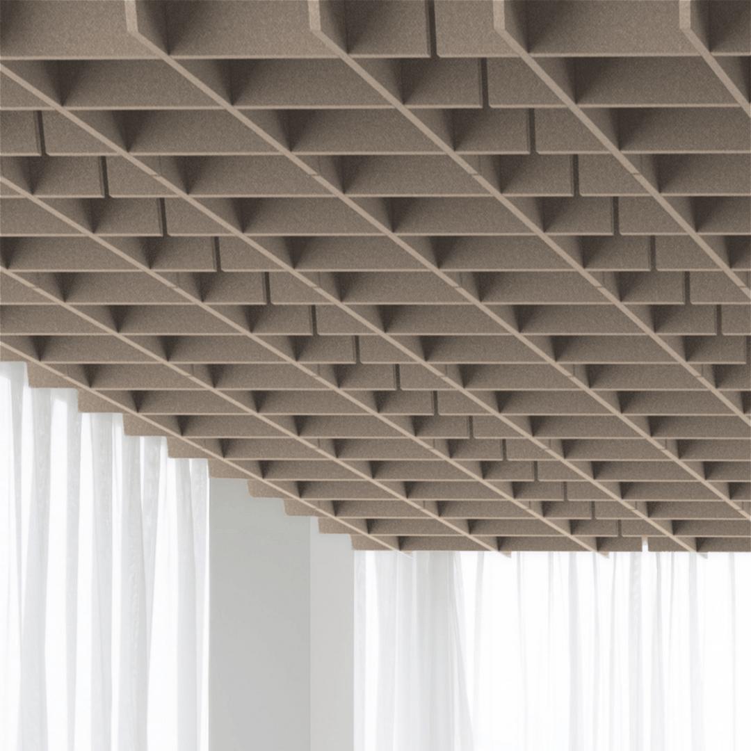 Autex Grid Ceiling Tiles Capped (8 tiles)