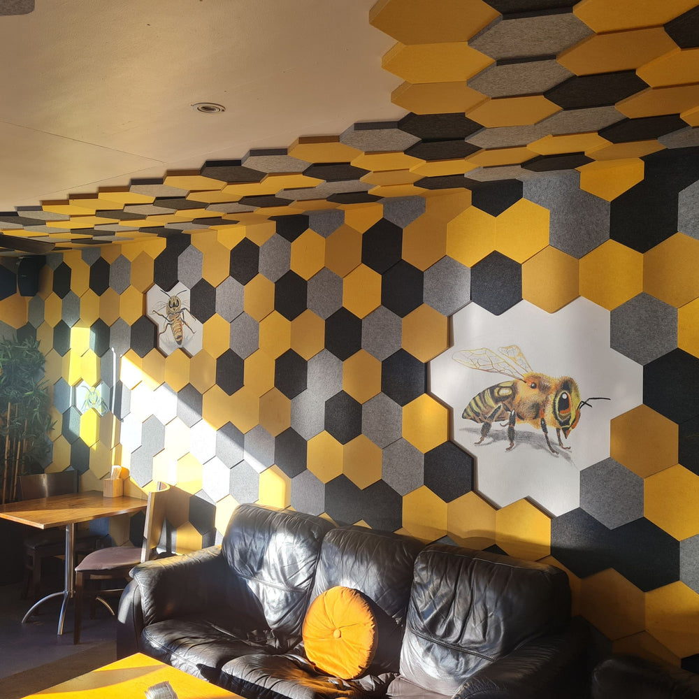 Autex Cube Honeycomb Acoustic Tiles (40 Tiles)