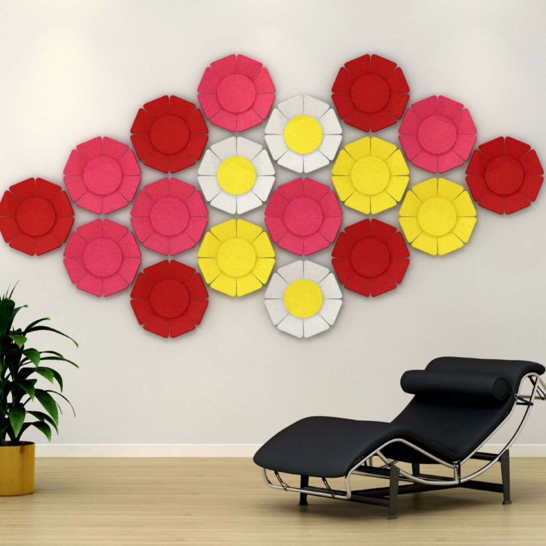 Acoustek WallFlower 3D Acoustic Wall Panels (4 panels)